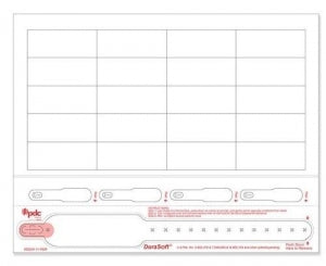 PDC Healthcare DuraSoft Laser Patient ID System - BAND, LASER, DRASFT, ADT, CNTR 1", 250/PK - 9502W-11-PDR