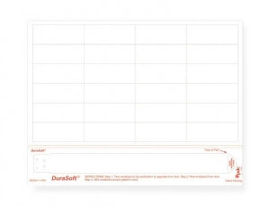 PDC Healthcare DuraSoft Laser Patient ID Wristbands with Label - Durasoft Laser ID Wristband, Adult, Tamper Evident, Paper, 2-3/5" x 1", White - 9503W-11-PDR