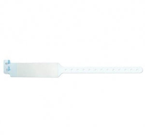 Brady Worldwide Sentry SuperBand Patient ID Wristband - Adult Super Band Wristband, White - 5060-11-PDM