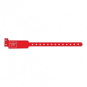 PDC Healthcare Confident Fall-Risk ID Bands - ID Band, Allergy, Adult / Pediatric, Red - 5072-16-PDJ