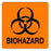 PDC Healthcare Bioharzard Labels - Biohazard Label, 3" x 3", Fluorescent Orange, 500/Roll - 59701557