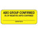 PDC Healthcare Lab Communication Labels - ABO Group Confirmed RH Label, Yellow, 1000/Roll - 59702012