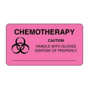 Timemed Labeling Chemotherapy Labels - LABEL, CHEMO, CAUTN, PINK, 1000/RL - 59704954