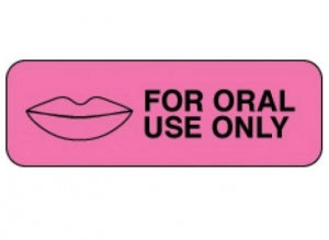 PDC Healthcare FormalinPermanent Warning Label - "For Oral Use Only" Label, Fluorescent - 59705961