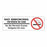 Brady Worldwide Removable Paper Labels - "NO SMOKING OXYGEN IN USE" Label, White, 6" x 2" - 59706069