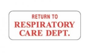 PDC Healthcare Return to Respiratory Labels - Return to Respiratory Label - 59706077