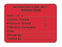 PDC Healthcare Respiratory Care Labels - Respiratory Care Department Label, Red, 2-3/8" x 3/4" - 59706148