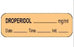 PDC Healthcare Anesthesia Date, Time and Initials Labels - Droperidol Label, 1/2" x 1/2", Salmon - 59708929