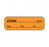 PDC Healthcare Anesthesia Labels - Anesthesia Label, "Date, Time, Initial", Orange - 59709079