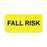 PDC Healthcare Patient Binder / Chart Tapes and Labels - LABEL, FALL RISK, 1-1/2X3/4, YELLOW, 1000/RL - 59713060