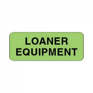 Timemed Labeling Loaner Equipment Label - Loaner Equipment Label, 2-1/4" x 7/8" - 59713359