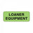 Timemed Labeling Loaner Equipment Label - Loaner Equipment Label, 2-1/4" x 7/8" - 59713359