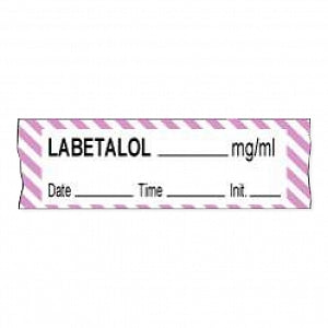 PDC Healthcare Drug Labels - TAPE, "LABETALOL MG / ML", DTI 1/2X500" - 59726255