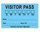 PDC Healthcare Removable Visitor Pass Paper Labels - Visitor Pass Label, 3" Core, 3" x 2", Blue - 59727660