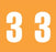 PDC Healthcare AMES Compatible Numeric Labels - Mylar-Coated Ames-Compatible Color-Code Label, Numeric "3," 1-7/8" x 1-7/8", Orange - 59742372