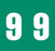 PDC Healthcare AMES Compatible Numeric Labels - Mylar-Coated Ames-Compatible Color-Code Label, Numeric "9," 1-7/8" x 1-7/8", Green - 59742378