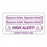 PDC Healthcare Permanent Paper Piggyback IV Labels - Piggyback IV Labels, 3" x 1 /2", White, Magnesium Sulfate - 59745604