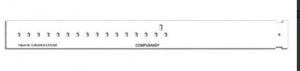 PDC Healthcare Sentry Bar Code Label Bands - Compuband Bar Code ID Band, White - 7041-11-PDM