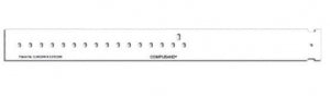 PDC Healthcare 3-in-1 Wristbands - ID Wristband, 3" Core, White - 7341-11-PDJ