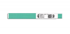 PDC CompuBand Direct Thermal Wristbands - Precision Thermal ID Band with Adhesive Closure, 3/4" x 7", Infant, White - 7701-11-PDL