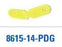 PDC Healthcare Alert ID Bands - Ident-Alert Blank Colored Snap, Yellow - 8615-14-PDG