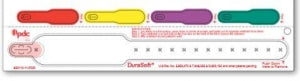 PDC Healthcare Laser Wristbands - Laser DataMate Wristband, Duraprint, without Snaps - 9325-00-PDR