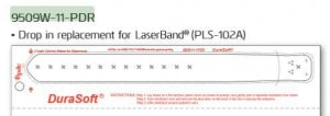 PDC Healthcare DuraSoft Laser Patient ID System - BAND, DURASOFT, WRIST, 2.5"X1", ADULT - 9509W-11-PDR