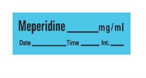 PDC Healthcare Sufentanil Label / Tapes - "MIDazolam 1 mg / mL" Label Tape, Orange, 500" - AN-120D1