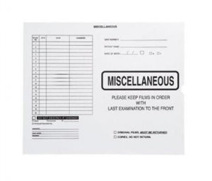 PDC Healthcare Category Insert Jackets - Miscellaneous Jacket Insert, 14-1/4" x 17-1/2" - CJE-MI1