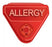 PDC Healthcare Allergy Alert ID Bands - In-A-Snap Alert ID Band with Plastic Clasp, "Allergy" Preprinted, Adult / Pediatric, Red - WBCLASP-AL5