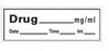 PDC Healthcare Drug Labels - Blank Labels, 1-1/2" x 1/2", White, 600/Roll - LAN-14