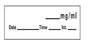 PDC Healthcare Chart Labels - 0.5% Ropivacaine Chart Label, 1-1/2" x 1/2", Gray - LAN-32D05