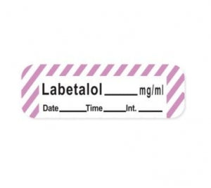 Anesthesia Tape, Labetalol mg/mL, 1-1/2 x 1/2