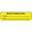 PDC Healthcare Multi-Dose Vial Labels - Multi-Dose Vial Label, 1-7/16" x 3/8", Yellow - MV02SY4180