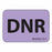 PDC Healthcare DNR Labels - DNR Label, Lavender, 1-7/16" x 1" - MV03SL1311