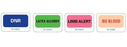 PDC Healthcare Ident-Alert Color Coded Labels - DNR Label, Blue, 3/4" x 1-1/2" - N-3401