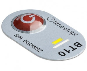 Timestrip UK Blood Temperature Indicators - Blood Temperature Indicator, 10° C, 1.25" x 0.75" - BLOODTEMP10