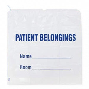 PDC Healthcare Patient Belongings Drawstring Bags - BAG, DRAWSTRING, WHITE - PBD02