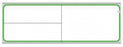 PDC Healthcare Meditech V-Notch Labels - Meditech V-Notch Labels, Green Border, 1.5" x 4" - TD-MIT-3GBD