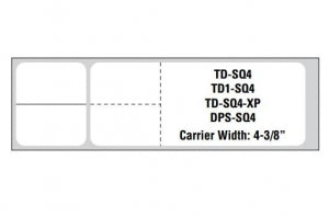 PDC Healthcare Misys / Sunqeust Direct Thermal Labels - Thermal Label, White 1-3/16" x 4-1/8", 1250/Roll - TDSQ4-XP