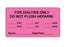 PDC Healthcare Direct Thermal Labels - Direct Thermal Label, Dialysis Only, Florescent Pink, 1000/Roll - TFFPR06