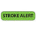 PDC Healthcare Stroke Alert Labels - Label, "Stroke Alert," 1-7/16" x 3/8" - MV02FG3196P