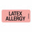 PDC Healthcare Latex Allergy Labels - LABEL, LATEX, ALLERGY, 2-1/4 X 1, FL, RED - MV04FR7292