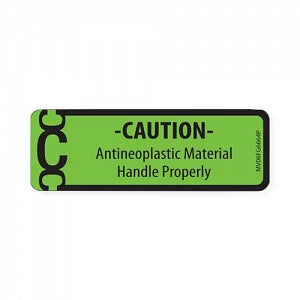 PDC Healthcare FormalinPermanent Warning Label - "Caution Antineo" Label, Fluorescent Green - MV06FG6664P