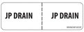 PDC Healthcare JP Drain Lables - JP Drain Label, 333/Roll - MV06SW1835P