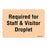 PDC Healthcare Label Paper - Required for Staff and Visitor Droplet Label, 0.94" x 2", 1" Core, Orange - MV08FO7888