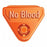 PDC Healthcare In-A-Snap Alert Clasps - In-A-Snap Alert Wristband Clasp, Preprinted "No Blood," Orange - WBCLASP-NB6