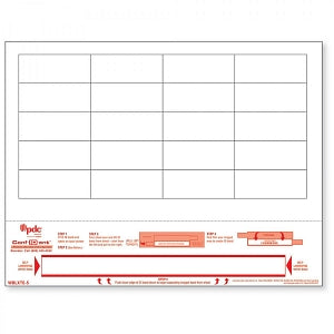 PDC Healthcare Laser Wristbands - Laser DataMate Wristband, with Label, ID - WBLXTE-9