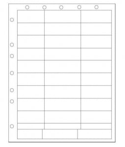 PDC Healthcare Laser Portrait Chart Labels - Laser Portrait Label Chart with Holes, White - WBW-X71