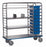 Pedigo Products Supply Carts - Stainless Steel Central Supply Cart with Tote Boxes, 55.375" x 26.125" x 58" - CDS-177